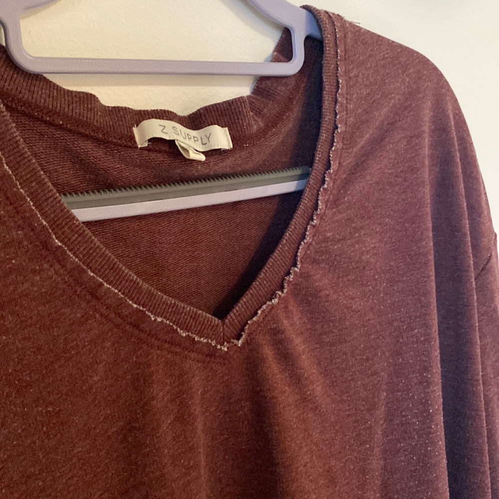 Long tunic sweatshirt/sweater